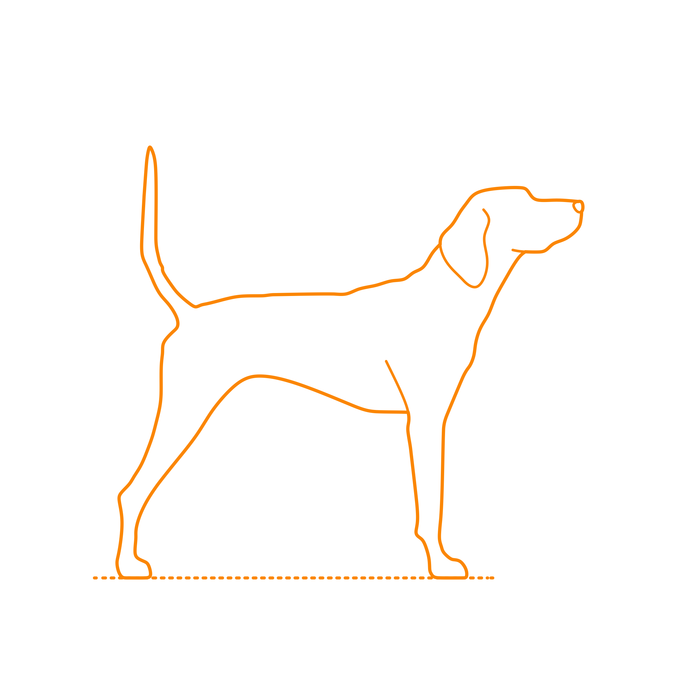 Animals Dogs Treeing Tennessee Brindle Vinyl Svg File Free Vectors